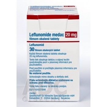 Лефлуномід Sandoz 20 мг, 30 таблеток